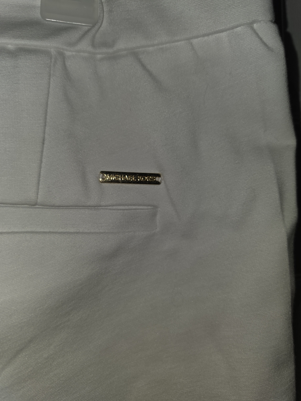 MICHAEL Michael Kors White Zip-Pocket Joggers - Picture 4 of 4